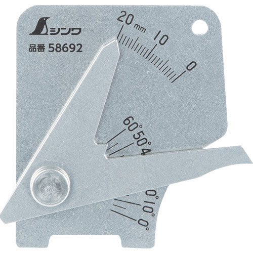 シンワ　溶接ゲージ　Ｂ　軽量・薄型＿