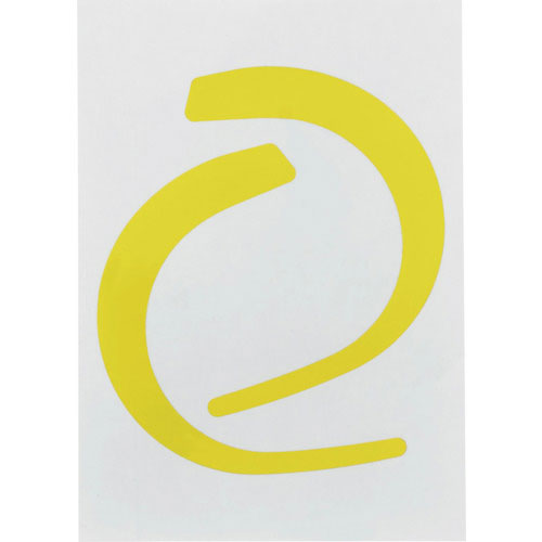 ３Ｍ　ランヤードフック用視認性シール（イエロー）＿