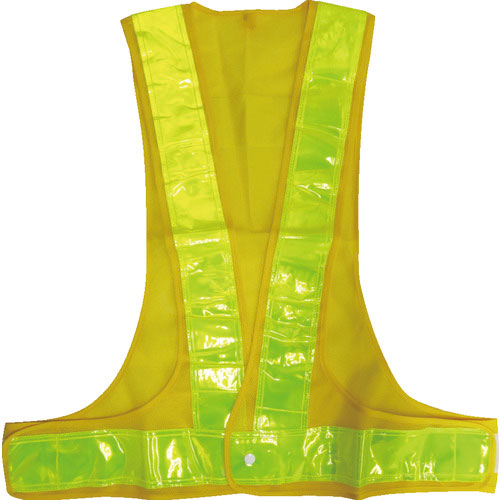 ミズケイ　安全ベスト／７０ｍｍタイプキングサイズ＜黄／黄＞＿