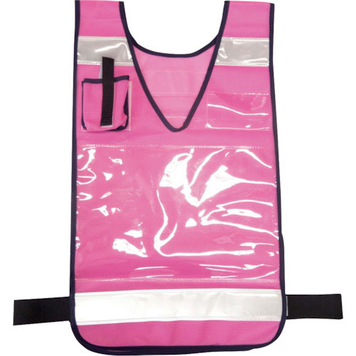 ミズケイ　差込ベスト「差込式でええよん」（ピンク）＿