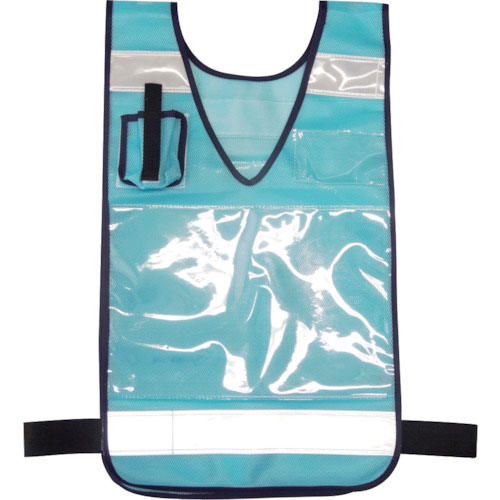 ミズケイ　差込ベスト「差込式でええよん」（スカイブルー）＿