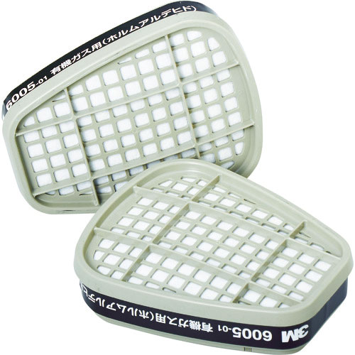 ３Ｍ　有機ガス用吸収缶（ホルムアルデヒド用）　６００５　２個入り＿