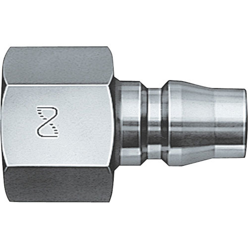 日東　ハイカプラ　鋼鉄製（おねじ取付用プラグ）相手側Ｒ３／４　耐圧力２．０Ｍｐａ（００２９５）＿