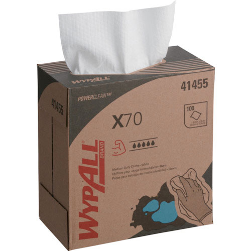 クレシア　ワイプオールＸ７０　スモールポップアップシングル　（１００枚入）＿