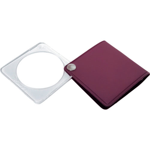 リーフ　非球面ルーペ　レッド　３．５×＿