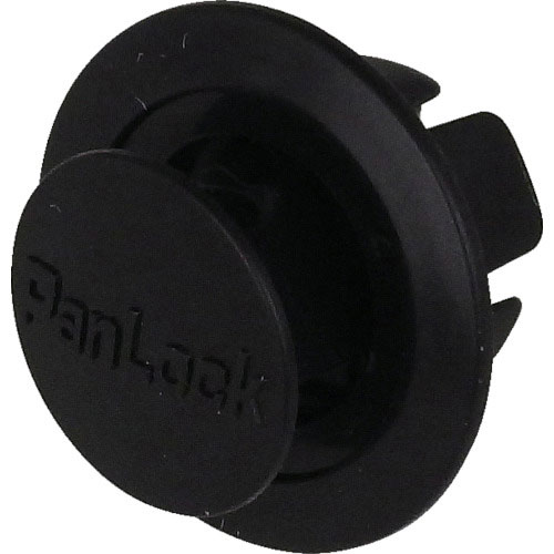 ＫＵＮＩＭＯＲＩ　パンロック　φ１０×Ｌ４　黒　（１００個入）＿