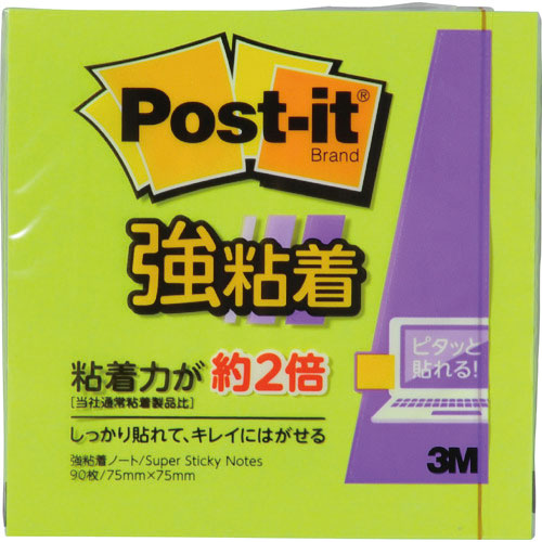 ３Ｍ　ポスト・イット　強粘着ノート　６５４ＳＳ－ＬＩ＿