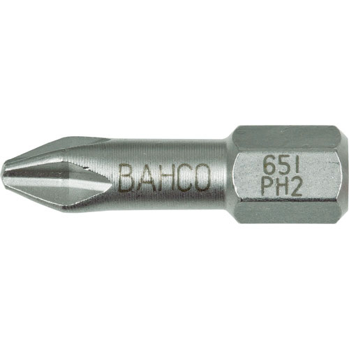 バーコ　片頭ドライバービット　ステンレス製　２個入り　ＰＨ２　全長２５ｍｍ＿