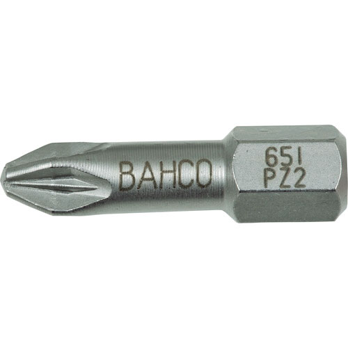 バーコ　片頭ドライバービット　ステンレス製　２個入り　ＰＺ１　全長２５ｍｍ＿