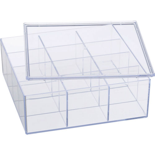 蝶プラ　ポリスチレンケース　デスコＢＩ　１２Ｍ　フタ付＿