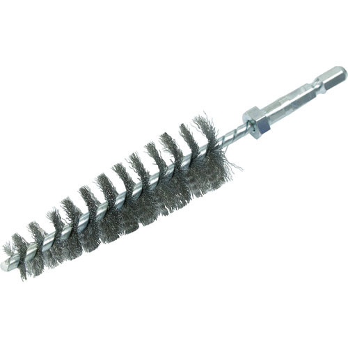 ＴＲＵＳＣＯ　六角軸テーパーネジリブラシ　ステンレス線　０．２Φ　１４Φ～２４Φ穴用＿