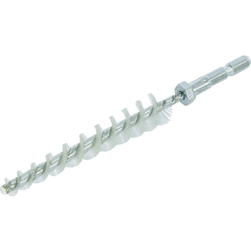 ＴＲＵＳＣＯ　六角軸テーパーネジリブラシ　６６ナイロン　０．４５Φ　８Φ～１６Φ穴用＿