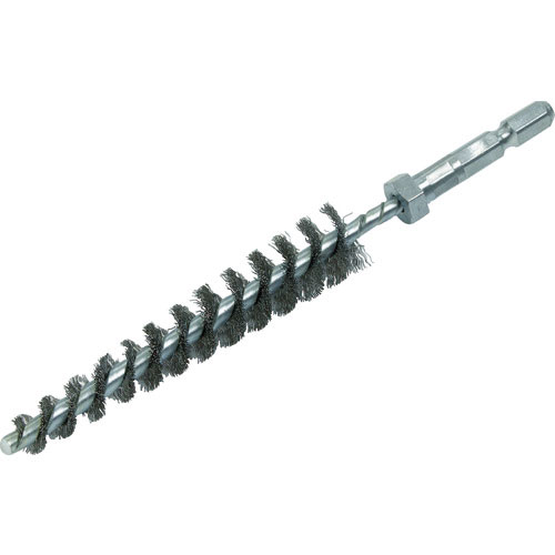 ＴＲＵＳＣＯ　六角軸テーパーネジリブラシ　ステンレス線　０．２Φ　８Φ～１６Φ穴用＿