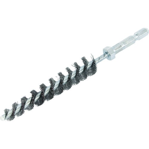 ＴＲＵＳＣＯ　六角軸テーパーネジリブラシ　硬鋼線　０．２Φ　８Φ～１６Φ穴用＿