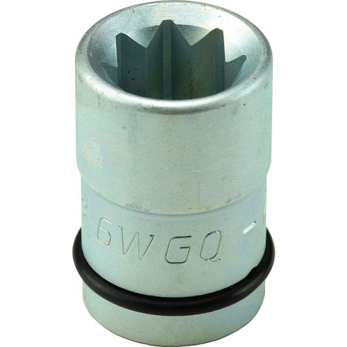 ＦＰＣ　インパクト用スーパースリム袋ナット用ソケット　差込角：１９ｍｍ　対辺：二重４角１９ｍｍ＿