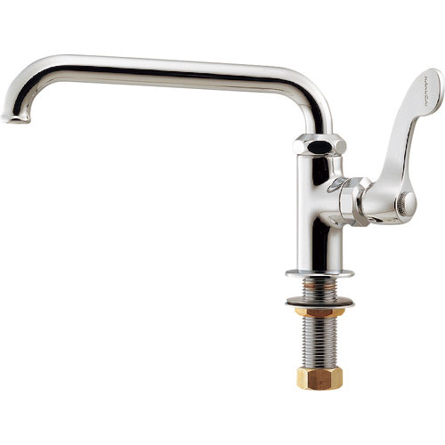 カクダイ　厨房用立形自在水栓＿