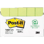 ３Ｍ　ポスト・イット　５０Ｘ１５ｍｍ　１００枚Ｘ５パッド　グリーン＿