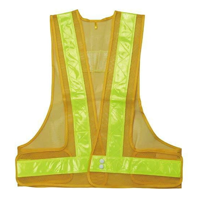 ユニワールド　安全ベスト　５０ｍｍ幅反射テープ　イエロー×イエロー＿