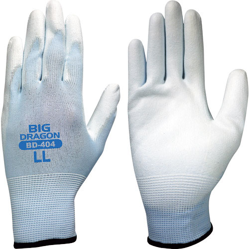 富士グローブ　ウレタンホワイト１０双組ＢＤ－４０４　ＬＬ＿