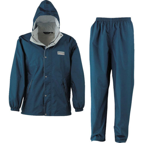 カジメイク　エントラントレインスーツ２　ネイビー　４Ｌ＿