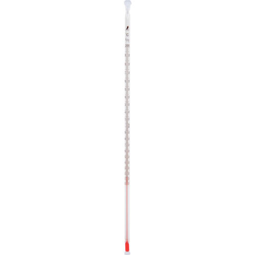 シンワ　棒状温度計　Ｈ－２Ｆ　０～２００℃３０ｃｍ　フッ素樹脂コート＿