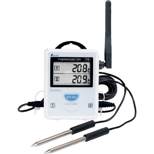 シンワ　ワイヤレス温度計　Ａ　子機　外部アンテナ型＿