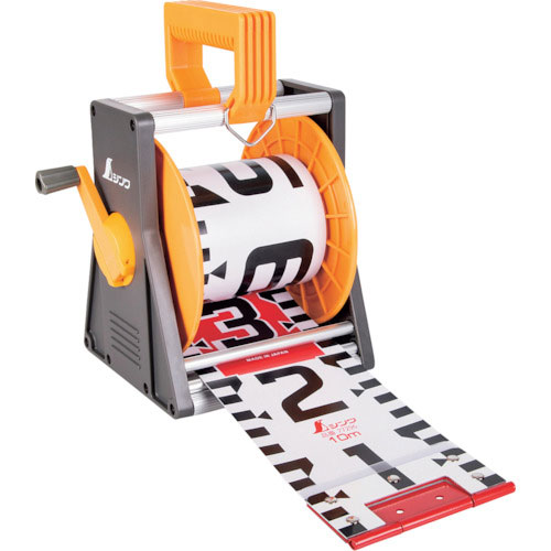 シンワ　ロッドテープ　ガラス繊維製　１０ｍ巾１２０ｍｍ　リール付　ＪＩＳ＿