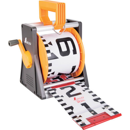 シンワ　ロッドテープ　ガラス繊維製　２０ｍ巾１２０ｍｍ　リール付　ＪＩＳ＿