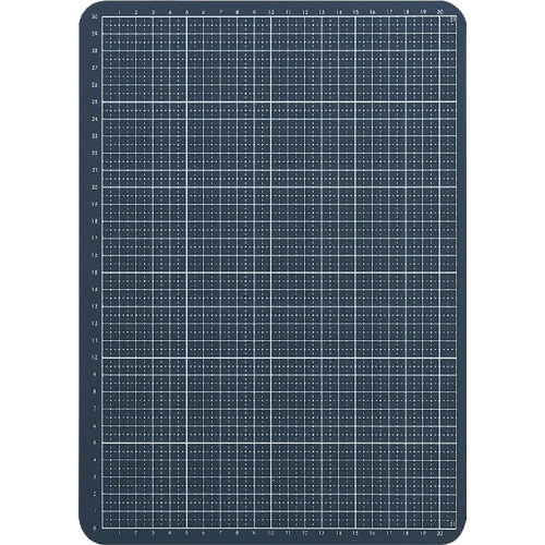 キングジム　小さくたためるワイドカッタ－マット　ネイビー＿