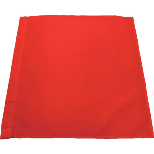 ミズケイ　「旗めくんです。」赤旗＜４５ｃｍ×４５ｃｍ＞＿