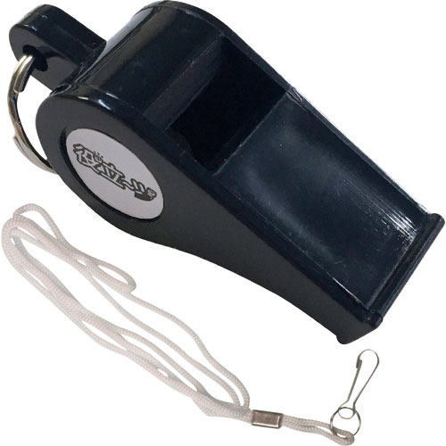 ミズケイ　警笛／ＡＢＳ樹脂＜黒＞（ひも付き）小＿