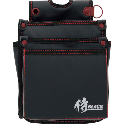侍ＢＬＡＣＫ　電工腰袋　３段ＳＲＢＴ－１３＿