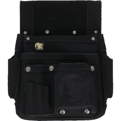 侍ＢＬＡＣＫ　釘袋　カッター差し付ＳＲＢＦ－１＿