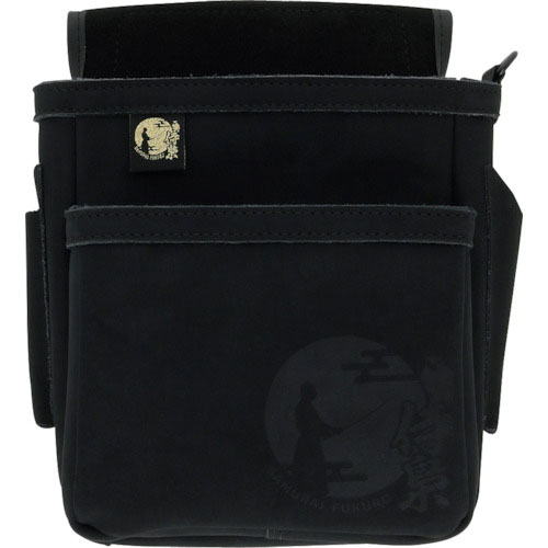 侍ＢＬＡＣＫ　電工腰袋２段中ＳＲＢＦ－８＿