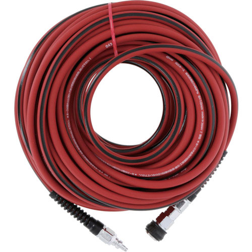 侍ＢＬＡＣＫ　高圧用エアーホース６×３０Ｍ　Ｒ×Ｂ＿