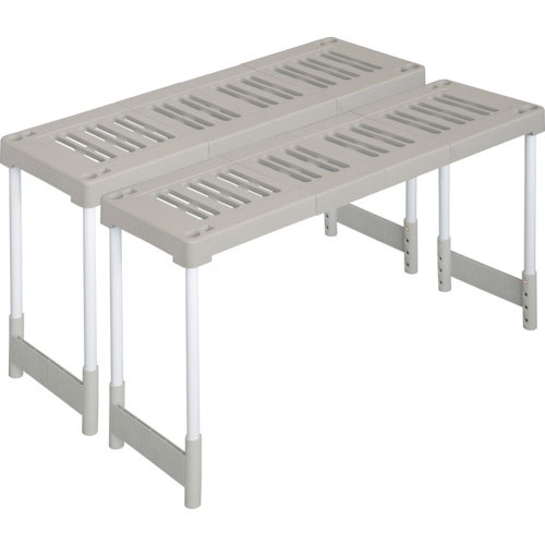 ＴＥＮＭＡ　ＰＲＸピタッ！と伸びるん棚　クローゼット用　レギュラータイプ（２台入）＿