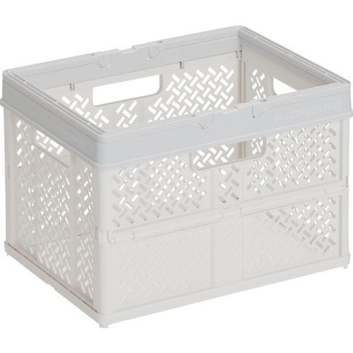 ＴＥＮＭＡ　折りたたみバスケット　ハンドル付きＳ＿