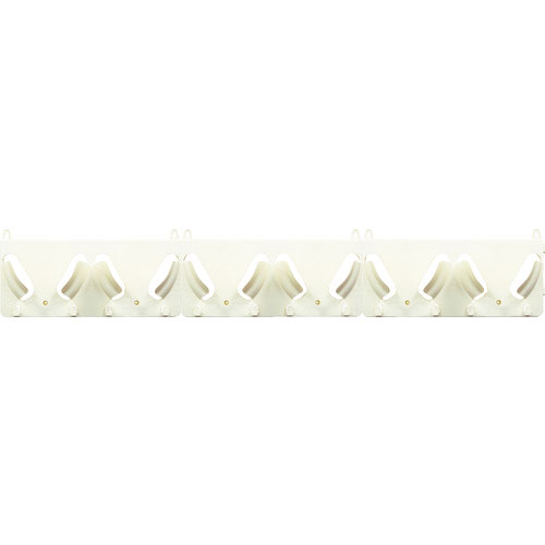 タニザワ　ヘルメットラック　エコラック　６個掛け用（アイボリー）＿