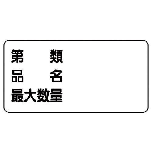 ユニット　危険物標識（横型）第類　品名　最大・エコユニボード・３００Ｘ６００＿