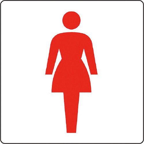 ユニット　ピクトサイン　トイレ（女）＿