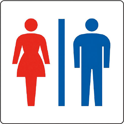 ユニット　ピクトサイン　トイレ（男女）＿