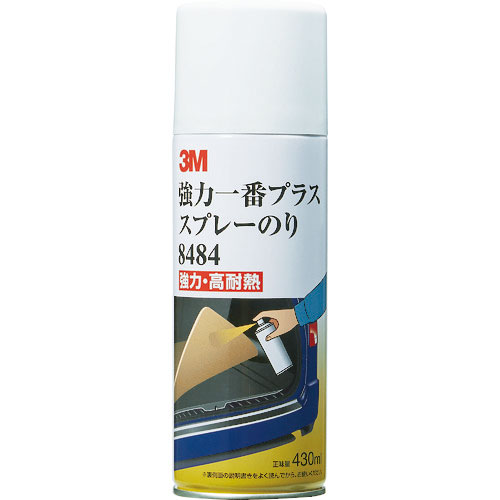 ３Ｍ　強力一番プラス　スプレーのり　８４８４　黄色　４３０ｍｌ＿