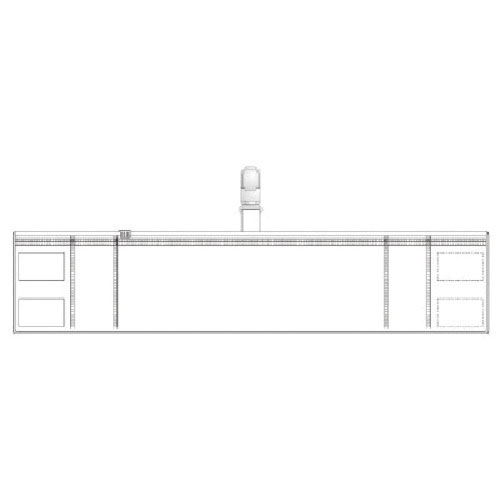 ユニット　ファスナー付腕章（クリップタイプ）白＿