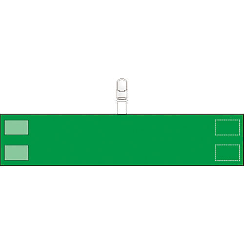 ユニット　腕章　クリップタイプ（緑）＿