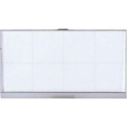 ユニット　Ｕ型名札（中紙入）ワニピン付　５個１組・アクリル・２５Ｘ５０＿