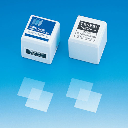 ＴＧＫ　カバーグラス＃１正方形　２２Ｘ２２　（２００枚入）＿