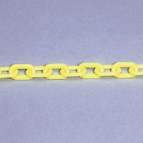 ユニット　プラスチックチェーン　黄・蛍光色　１．５ｍ＿