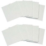 ユニット　白無地板　１０枚組　エコユニボード　１００×１００×２厚＿