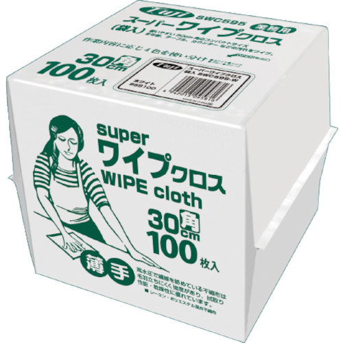 フジ　フジスーパーワイプクロス　ホワイト（袋入）＿