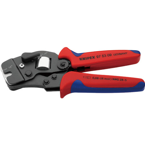 ＫＮＩＰＥＸ　９７５３－０９　ワイヤーエンドスリーブ圧着ペンチ＿